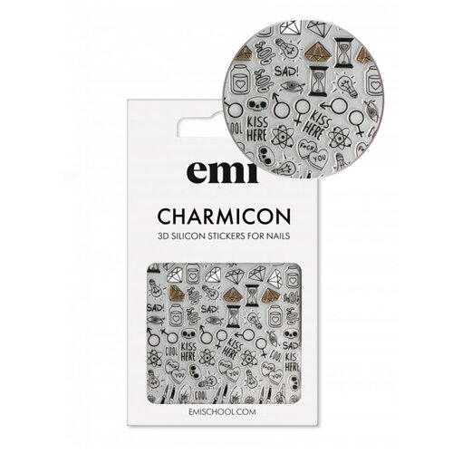 E.Mi, 3D-стикеры №189 Своя атмосфера Charmicon 3D Silicone Stickers