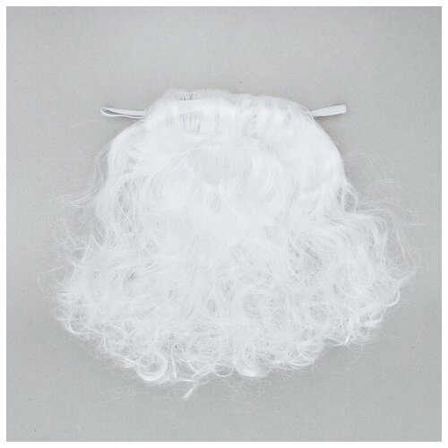 фото Карнавальная борода «дед мороз», на резинке, 26 см, 30 г без бренда