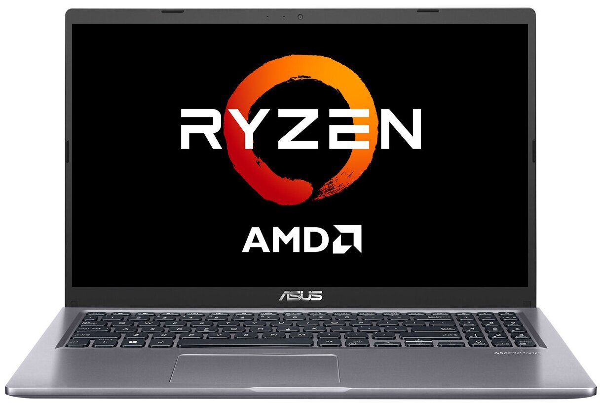 156 Ноутбук ASUS Y1511CDA-BQ1239 1920x1080 AMD Ryzen 3 3250U 26 ГГц RAM 4 ГБ DDR4 SSD 256 ГБ AMD Radeon Graphics без ОС 90NB0T41-M20530 сланцево-серый