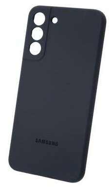 Накладка силиконовая Silicone Cover для Samsung Galaxy S22 Plus S906 чёрная