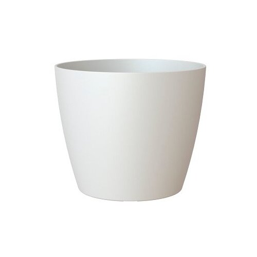 Кашпо Артевази San Remo D30 H27,3 см антрацит глянцевое с колесами