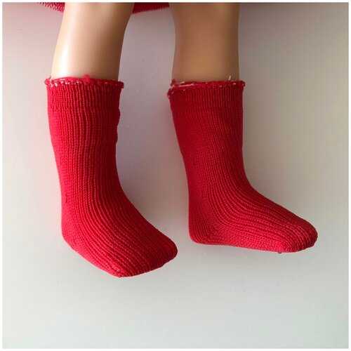 Носочки Paola Reina красные для кукол 32 см. (84618)