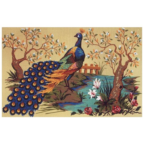 фото Набор для вышивания soulos c.908 павлин на берегу