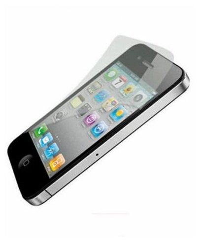 Защитная пленка MyPads (только на плоскую поверхность экрана НЕ закругленная) для телефона Apple iPhone 4/4S глянцевая
