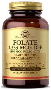 Фото Solgar FOLATE 1,333 MCG DFE (800 MCG FOLIC ACID) (100 таблеток)