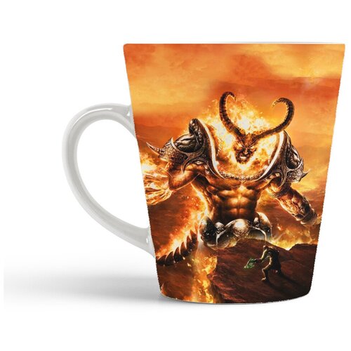 фото Кружка-латте coolpodarok по игре world warcraft