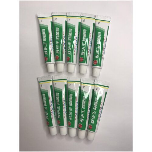 Крем FULE WANG SHUANG JI, для ухода за кожей, при псориазе, экземе, дерматите, герпесе, акне, ожогах, порезах, комплект 2 шт. по 15 г