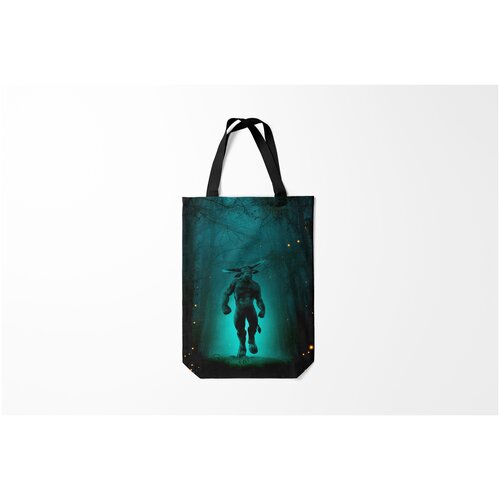 фото Сумка-шоппер / 31х42 см / звери / бык миноса burnettie