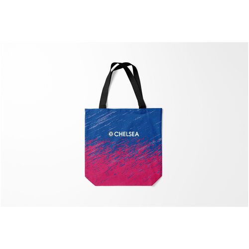 фото Сумка-шоппер / 40х40 см / футбол / chelsea челси. burnettie
