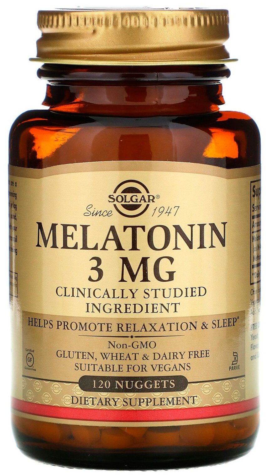 Melatonin 3 мг 120 жев. таблеток