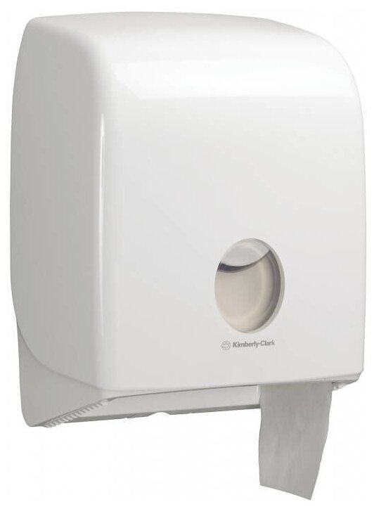 6958 Диспенсер для туалетной бумаги в больших рулонах Aquarius белый (для 8512, 8615)