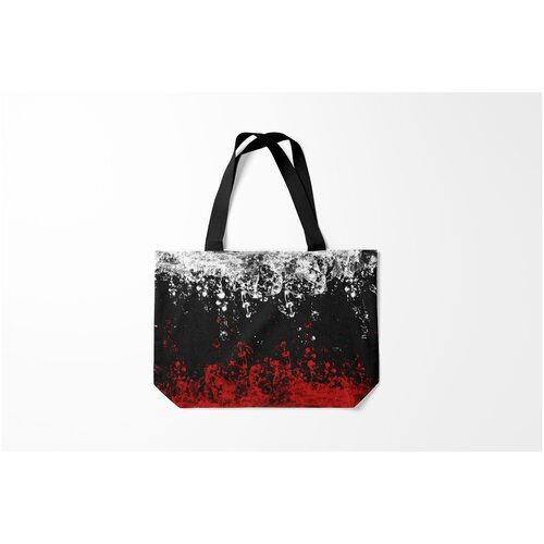фото Сумка-шоппер / 46х35 см / популярные иллюстрации / текстуры брызни воды. burnettie