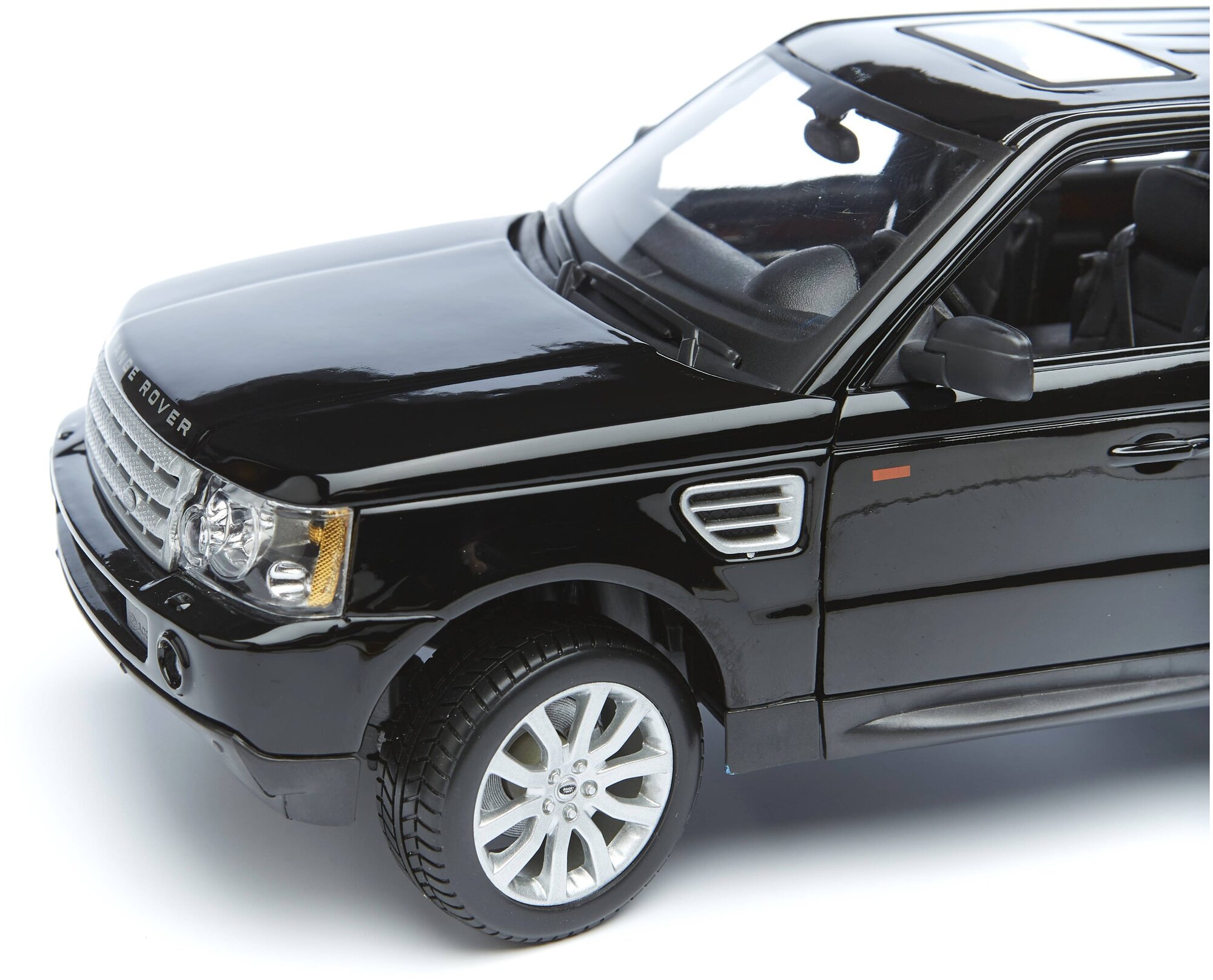 Bburago Машинка металлическая Range Rover Sport, 1:18, черный - фото №7