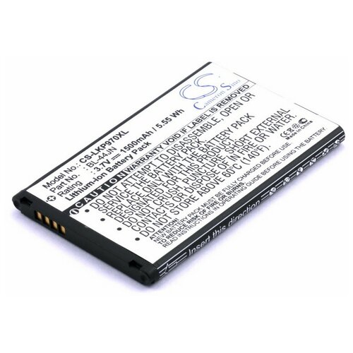 Аккумуляторная батарея (аккумулятор) для сотового телефона LG BL-44JN