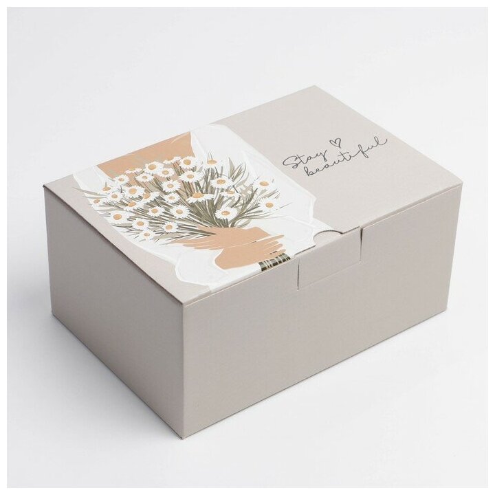 Коробка‒пенал «Stay beautiful», 22 × 15 × 10 см - фотография № 1