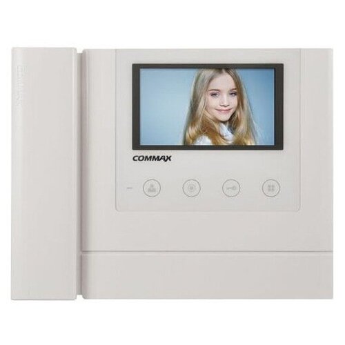 Видеодомофон цветной COMMAX CDV-43MH (Metalo) белый видеодомофон commax cdv 43mh mirror серебро
