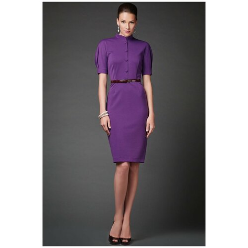 фото Платье арт-деко, размер 46, фиолетовый