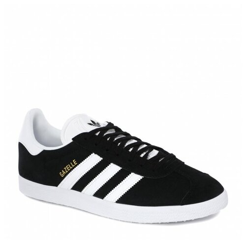 Кеды adidas Gazelle, демисезон/лето, натуральный нубук, размер 44 2/3 EU, черный