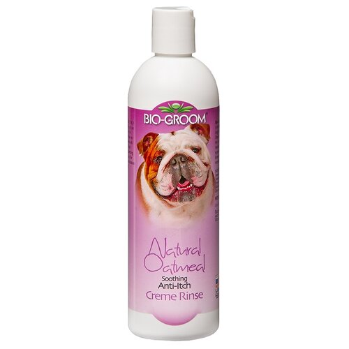 Bio-Groom Natural Oatmeal Creme Rinse успокаивающий кондиционер против зуда и раздражений 355 мл .