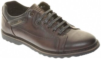 Тофа TOFA туфли мужские демисезонные, размер 43, цвет коричневый, артикул 209334-8