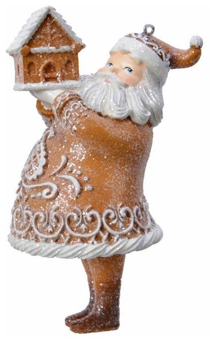 фото Kaemingk Елочная игрушка Пряничный Мистер Клаус 13 см, подвеска 530740