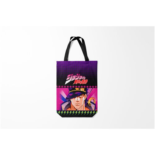 фото Сумка-шоппер / 31х42 см / аниме / jojo bizarre adventure joutarou kuujou burnettie