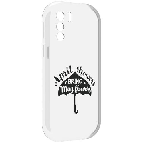 Чехол MyPads Зонтик для UleFone Note 13P задняя-панель-накладка-бампер