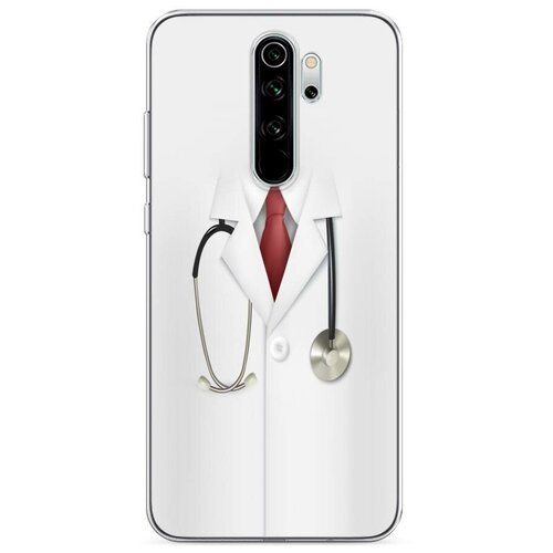 фото Силиконовый чехол "халат врача" на xiaomi redmi note 8 pro / сяоми редми нот 8 про case place