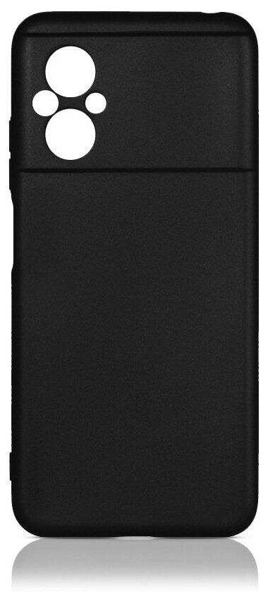 DF / Силиконовый чехол для телефона Poco M5 на смартфон Поко М5 DF poCase-11 (black) / черный