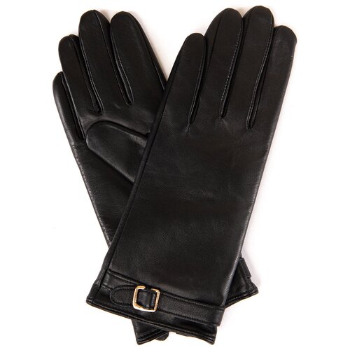 Перчатки кожаные женские 07, Hannelore, размер 8, черный