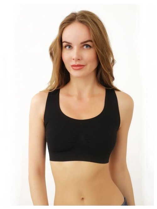 Бюстгальтер  Intimidea Bra Sport, размер 3-M/L, черный