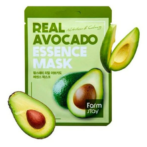 Тканевая маска с экстрактом авокадо FarmStay Real Avocado Essence Mask