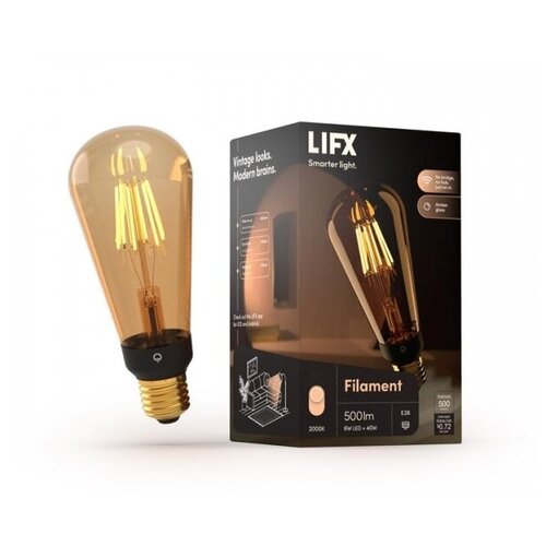 фото Умная лампа lifx filament lffilambe26us