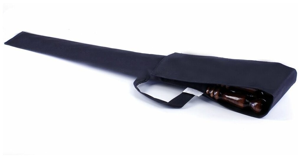 6 профессиональных шампуров с деревянной ручкой 12 мм - 50 см в чехле - фотография № 5