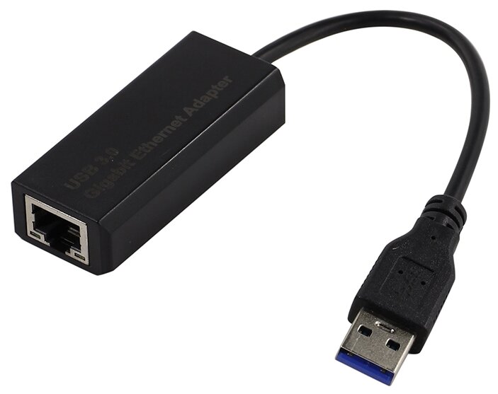 Кабель-адаптер ExeGate EXE-735U3-45 (USB3.0 --> 1xRJ45 UTP 1000Mbps, Axis Chipset AX88179)