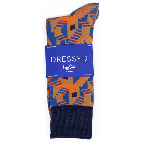 фото Мужские носки для делового костюма dressed - city maze 43-46 happy socks