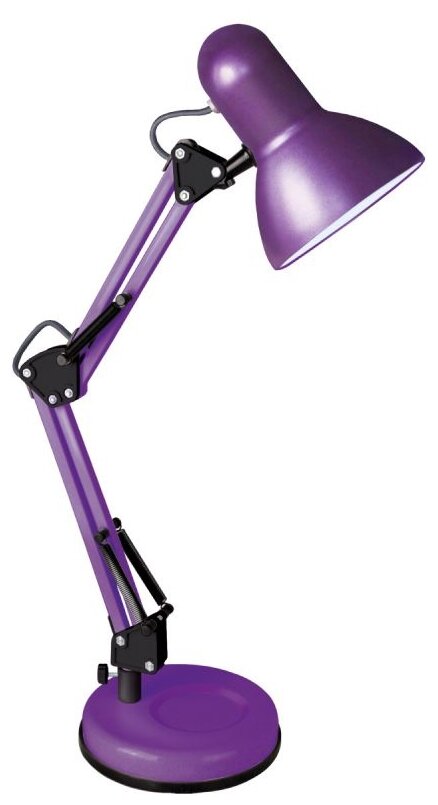 Лампа офисная Camelion  Light Solution KD-313 C12, E27, 60 Вт, фиолетовый