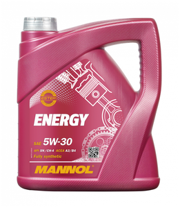 HC-синтетическое моторное масло Mannol Energy 5W-30, 4 л