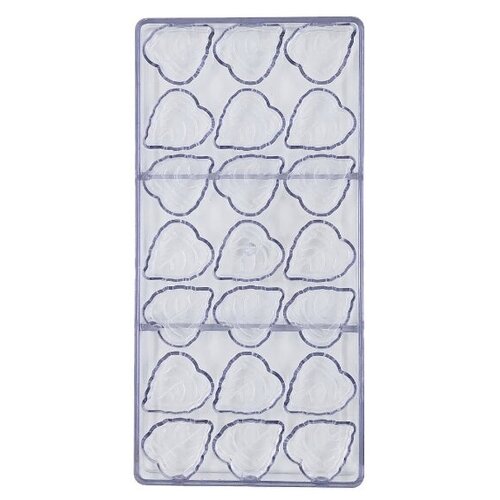 Форма для конфет Листочки 21 ячейка Иу Йоуда