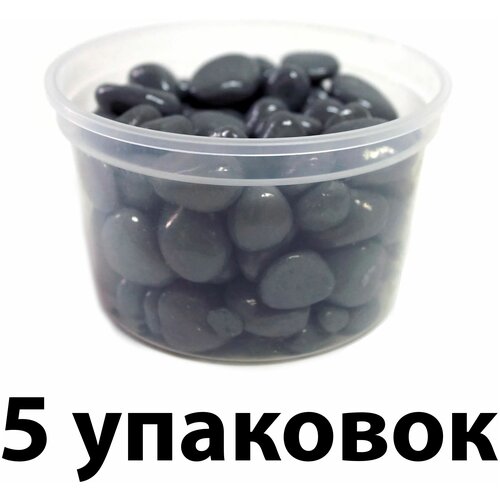 Галька цветная, фракция 10-15 мм, 5 упаковок по 400 гр: можно разложить на дно аквариума или флорариума в произвольном порядке, что очень удобно для н