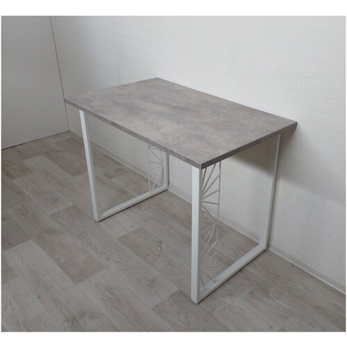 Стол в стиле Loft, столешница цвета Цемент