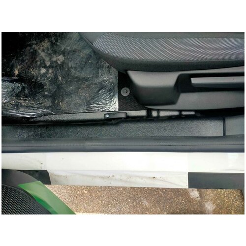 Накладки на ковролин порогов Рено Дастер 2021-