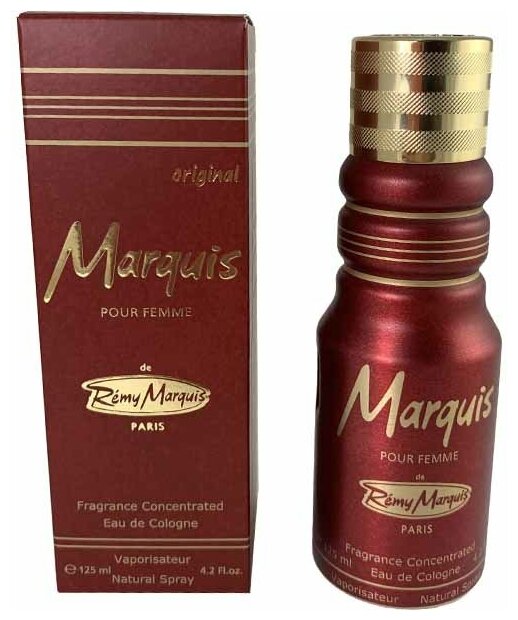 Remy Marquis Женский Marquis Pour Femme Одеколон (edc) 125мл