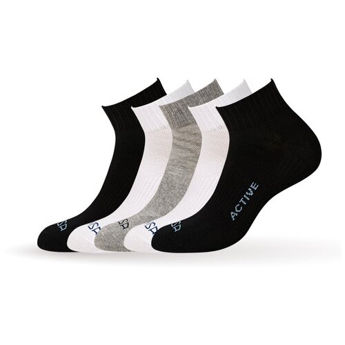 Носки Omsa, 5 пар, 5 уп., размер 36-38, мультиколор носки мужские omsa for men
