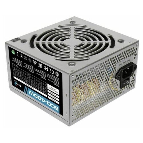 Блок питания Aerocool ECO-400 400Вт 120мм retail 293100₽