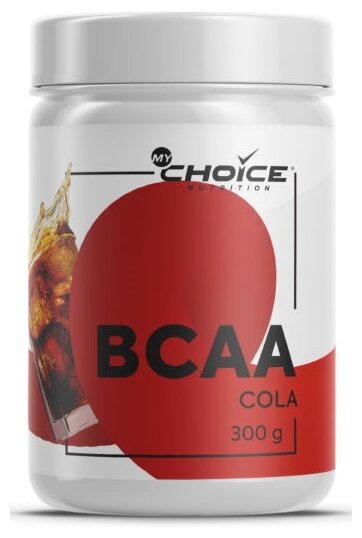 Аминокислоты MyChoice Nutrition BCAA, 300г, кола