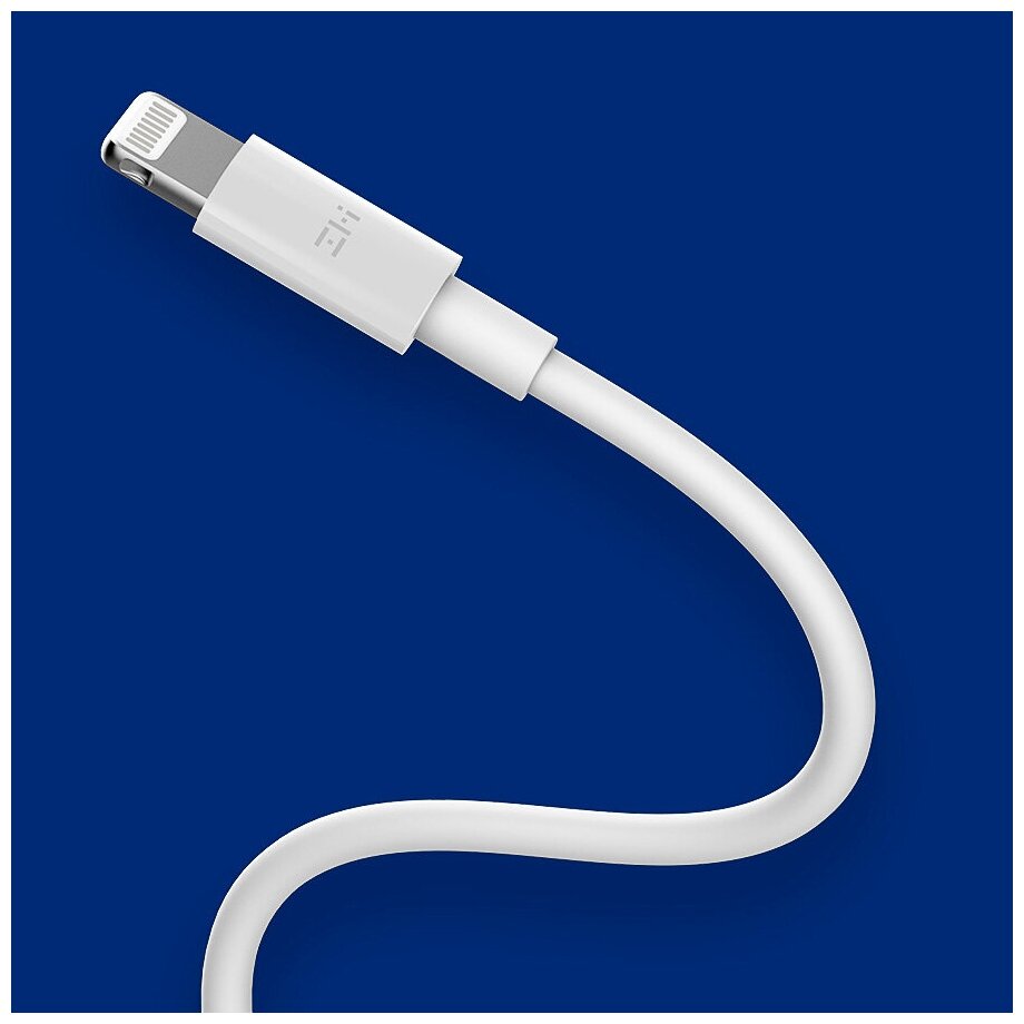 Кабель XIAOMI ZMI, USB Type-C (m), Lightning (m), 1м, MFI, белый [al870c white] - фото №18