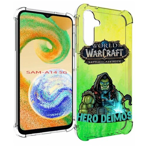 Чехол MyPads world-of-warcraft мужской для Samsung Galaxy A14 4G/ 5G задняя-панель-накладка-бампер чехол mypads the last of us для samsung galaxy a14 4g 5g задняя панель накладка бампер