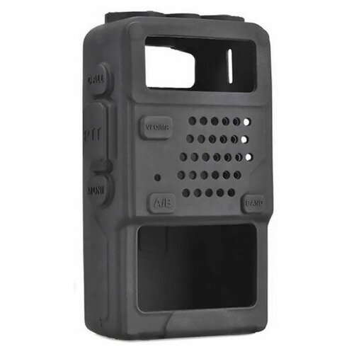 Чехол силиконовый для BAOFENG UV-5R, черный gtwoilt msc 20d nylon carry case for walkie talkie baofeng uv 5r uv 5ra uv 5rb uv 5rc 5re uv b6 bf 888s tyt mototrola radio