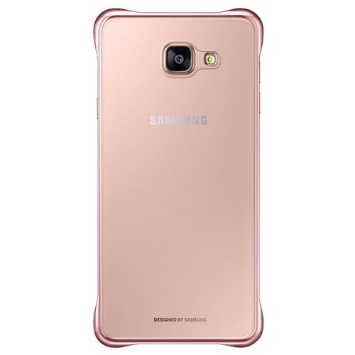 Samsung EF-QA710C Clear Cover чехол-накладка для Galaxy A7 (2016), Pink розовый